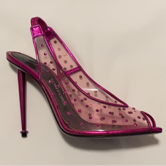 TOM FORD Embellished Slingback 105mm
Pump - Picture 1 of 9